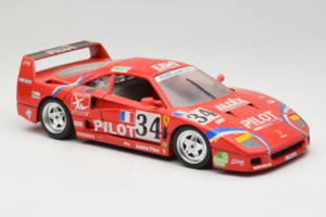 Ferrari F40 LM Pilot #34 Ferte / Thavenin / Palau 24 Hours of Le Mans 1995 Rood Bburago 1:18 3032-P3 Metaal — afbeelding 6 van 8
