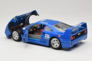 Ferrari F40 Pilot #56 Blauw Bburago 1:18 3332-BL1 Metaal — afbeelding 5 van 8