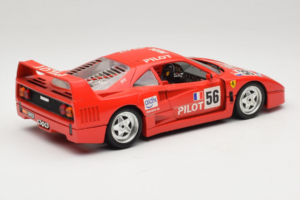 Ferrari F40 #56 Pilot Rood 1987 Bburago 1:18 3332-P2 Metaal — afbeelding 3 van 8