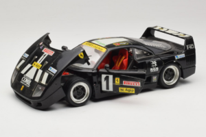 Ferrari F40 Pirelli Agip #1 Zwart Bburago 1:18 3332-B1 Metaal — afbeelding 2 van 8