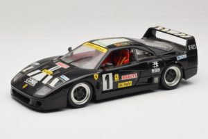 Ferrari F40 Pirelli Agip #1 Zwart Bburago 1:18 3332-B1 Metaal