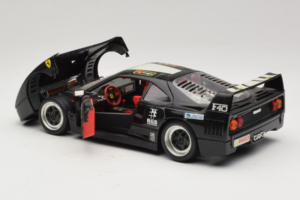 Ferrari F40 Pirelli Agip #1 Zwart Bburago 1:18 3332-B1 Metaal — afbeelding 5 van 8