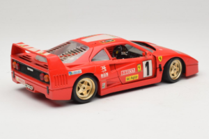 Ferrari F40 Pirelli Agip #1 Ferrari Club Italia Rood Bburago 1:18 3032-P2 Metaal — afbeelding 3 van 8