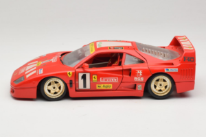 Ferrari F40 Pirelli Agip #1 Ferrari Club Italia Rood Bburago 1:18 3032-P2 Metaal — afbeelding 4 van 8
