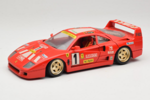 Ferrari F40 Pirelli Agip #1 Ferrari Club Italia Rood Bburago 1:18 3032-P2 Metaal