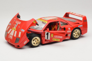 Ferrari F40 Evoluzione #1 Pirelli Agip Rood met Gouden Wielen 1992 Bburago 1:18 3042-P2 Metaal — afbeelding 2 van 8