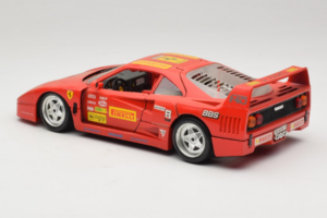 Ferrari F40 Pirelli BBS Rood Bburago 1:18 3032-P4 Metaal — afbeelding 7 van 8