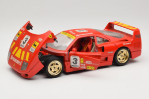 Ferrari F40 #3 Pirelli Rood 1987 Bburago 1:18 3332-P4 Metaal — afbeelding 2 van 8