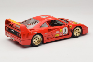 Ferrari F40 #3 Pirelli Rood 1987 Bburago 1:18 3332-P4 Metaal — afbeelding 3 van 8