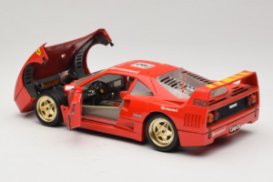 Ferrari F40 #3 Pirelli Rood 1987 Bburago 1:18 3332-P4 Metaal — afbeelding 5 van 8