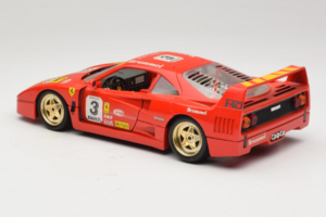 Ferrari F40 #3 Pirelli Rood 1987 Bburago 1:18 3332-P4 Metaal — afbeelding 7 van 8