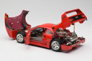 Ferrari F40 Rood Bburago 1:18 3032 Metaal — afbeelding 5 van 8