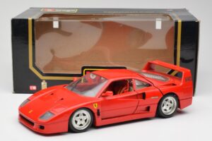 Ferrari F40 Rood Bburago 1:18 3032 Metaal — afbeelding 8 van 8