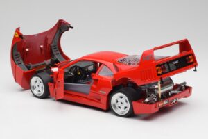 Ferrari F40 Rood Bburago 1:18 3332 Metaal — afbeelding 5 van 8