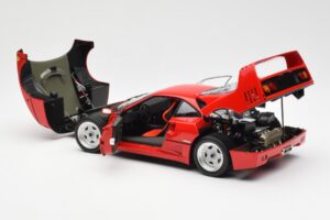 Ferrari F40 Rood Kyosho 1:18 08416R2 Metaal — afbeelding 7 van 10