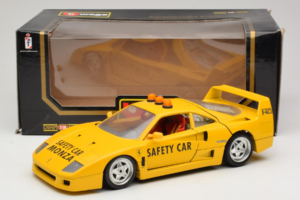 Ferrari F40 Safety Car Geel Bburago 1:18 3032-Y2 Metaal — afbeelding 8 van 8