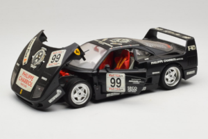 Ferrari F40 Seco #99 Lesseps / Charriol / Balandras Zwart Bburago 1:18 3032-B3 Metaal — afbeelding 2 van 8