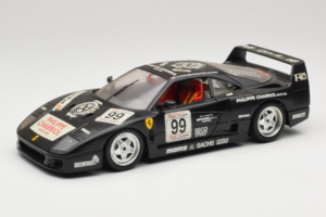 Ferrari F40 Seco #99 Lesseps / Charriol / Balandras Zwart Bburago 1:18 3032-B3 Metaal