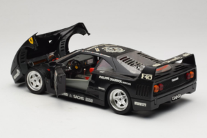 Ferrari F40 Seco #99 Lesseps / Charriol / Balandras Zwart Bburago 1:18 3032-B3 Metaal — afbeelding 5 van 8