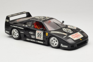 Ferrari F40 Seco #99 Lesseps / Charriol / Balandras Zwart Bburago 1:18 3032-B3 Metaal — afbeelding 6 van 8