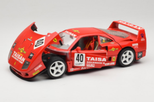Ferrari F40 #40 T. Ohta / A. Reid Taisan Rood 1987 Bburago 1:18 3022-T1 Metaal — afbeelding 2 van 8