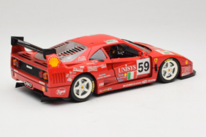 Ferrari F40 LM Unisys #59 Ota / P. Nappi / R. Donovan 24 Hours of Le Mans 1996 Bburago 1:18 3032-U1 Metaal — afbeelding 3 van 8