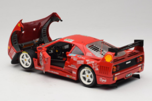 Ferrari F40 LM Unisys #59 Ota / P. Nappi / R. Donovan 24 Hours of Le Mans 1996 Bburago 1:18 3032-U1 Metaal — afbeelding 5 van 8