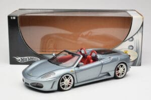 Ferrari F430 Spider Blue Metallic Hot Wheels 1:18 H3074 Metaal — afbeelding 8 van 8