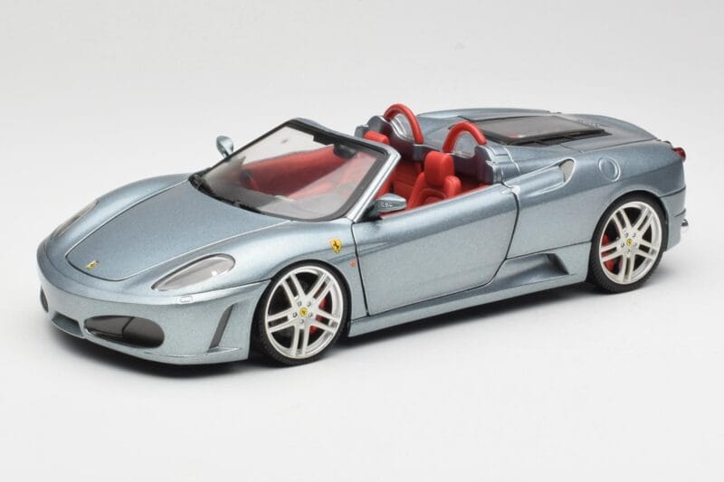 Ferrari F430 Spider Blue Metallic Hot Wheels 1:18 H3074 Metaal