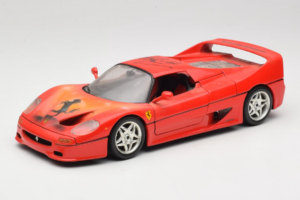 Ferrari F50 Braccio & Gotz M. Schumacher Handtekening Editie Bburago 1:18 MS Metaal