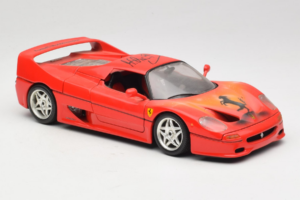 Ferrari F50 Braccio & Gotz M. Schumacher Handtekening Editie Bburago 1:18 MS Metaal — afbeelding 6 van 8