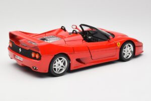 Ferrari F50 Cabriolet Rood Bburago 1:18 3352 Metaal — afbeelding 3 van 8