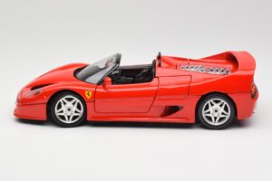 Ferrari F50 Cabriolet Rood Bburago 1:18 3352 Metaal — afbeelding 4 van 8