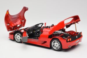 Ferrari F50 Cabriolet Rood Bburago 1:18 3352 Metaal — afbeelding 5 van 8
