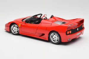 Ferrari F50 Cabriolet Rood Bburago 1:18 3352 Metaal — afbeelding 7 van 8