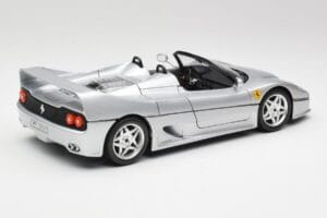 Ferrari F50 Cabriolet Zilver Bburago 1:18 3372 Metaal — afbeelding 3 van 8
