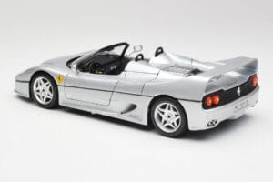 Ferrari F50 Cabriolet Zilver Bburago 1:18 3372 Metaal — afbeelding 7 van 8
