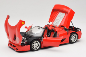 Ferrari F50 Cabriolet Rood Bburago 1:18 3372-P1 Metaal — afbeelding 2 van 8