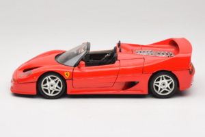 Ferrari F50 Cabriolet Rood Bburago 1:18 3372-P1 Metaal — afbeelding 4 van 8