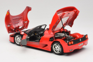 Ferrari F50 Cabriolet Rood Bburago 1:18 3372-P1 Metaal — afbeelding 5 van 8