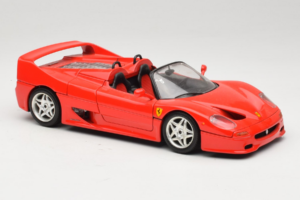 Ferrari F50 Cabriolet Rood Bburago 1:18 3372-P1 Metaal — afbeelding 6 van 8