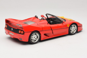 Ferrari F50 Cabriolet 50 Jahre Ferrari 24 Jahre Bburago FMC Rood Bburago 1:18 3352-P1 Metaal — afbeelding 3 van 8