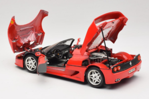 Ferrari F50 Cabriolet 50 Jahre Ferrari 24 Jahre Bburago FMC Rood Bburago 1:18 3352-P1 Metaal — afbeelding 5 van 8