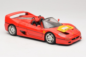 Ferrari F50 Cabriolet 50 Jahre Ferrari 24 Jahre Bburago FMC Rood Bburago 1:18 3352-P1 Metaal — afbeelding 6 van 8