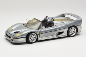 Ferrari F50 Cabriolet Chrome Silver Gelimiteerde Editie Hot Wheels 1:18 25741 Metaal