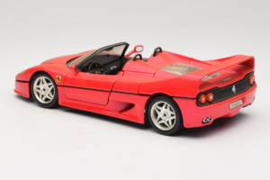 Ferrari F50 Cabriolet Monza Red Standox Bburago 1:18 ST01 Metaal — afbeelding 7 van 8