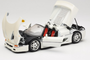 Ferrari F50 Cabriolet Wit Bburago 1:18 3352-W1 Metaal — afbeelding 2 van 8