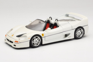 Ferrari F50 Cabriolet Wit Bburago 1:18 3352-W1 Metaal