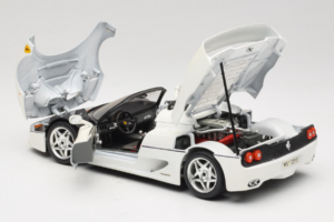 Ferrari F50 Cabriolet Wit Bburago 1:18 3352-W1 Metaal — afbeelding 5 van 8