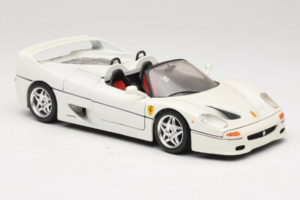 Ferrari F50 Cabriolet Wit Bburago 1:18 3352-W1 Metaal — afbeelding 6 van 8